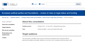European Commission Consultation